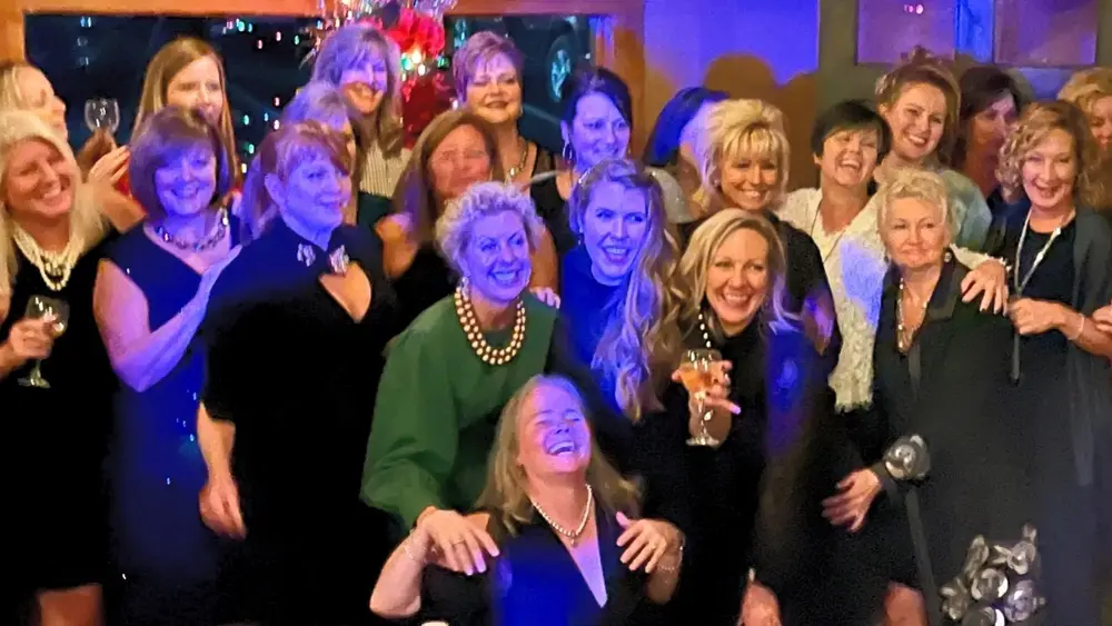 Guests celebrating at a party with Philip's Audio DJ