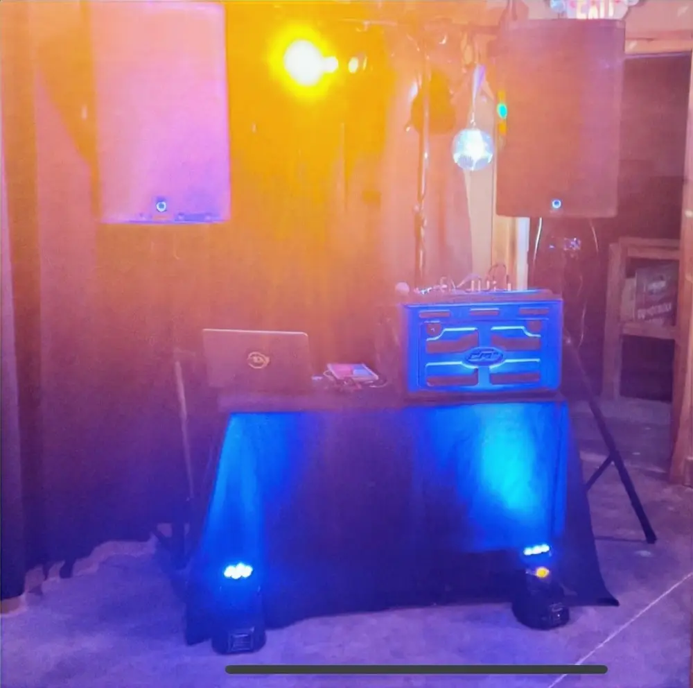 Philip Murray's DJ and sound setup
